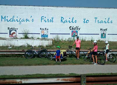 Bike Camping – Hart-Montague Trail to John Gurney Park